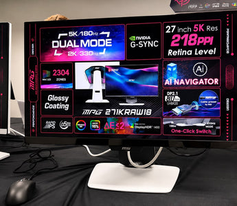 MSI presenta il primo mini monitor da gioco LED 5K lucido al mondo