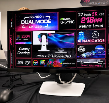MSI presenta il primo mini monitor da gioco LED 5K lucido al mondo