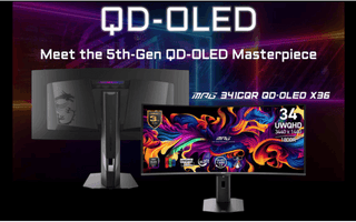 Il monitor MSI MPG X36 è il primo a presentare il pannello QD-OLED di quinta generazione di Samsung