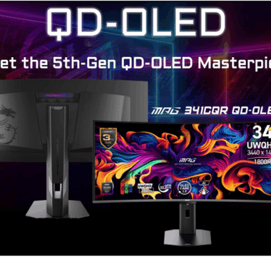 Il monitor MSI MPG X36 è il primo a presentare il pannello QD-OLED di quinta generazione di Samsung