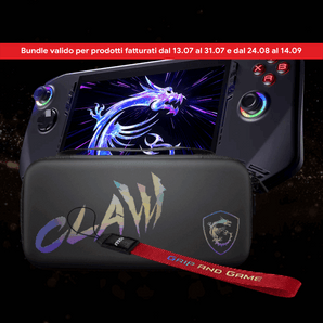 IN OMAGGIO: Claw Travel Case + Claw Lanyard 
