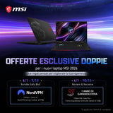 Promo ufficiale Msi Italia